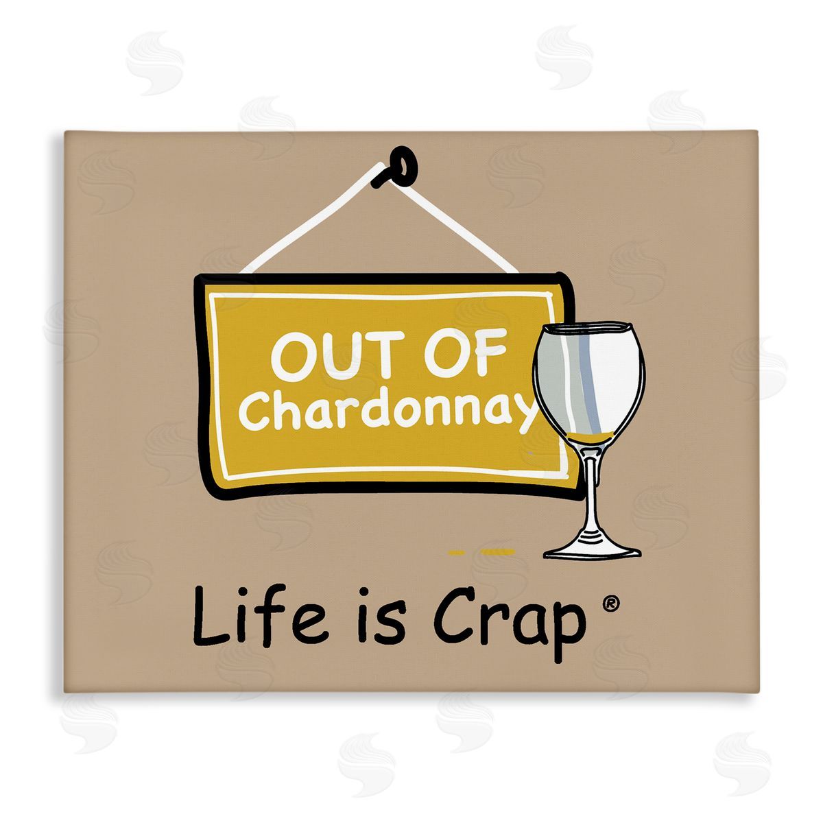 LIC Out Of Chardonnay Canvas Wall Art Print
