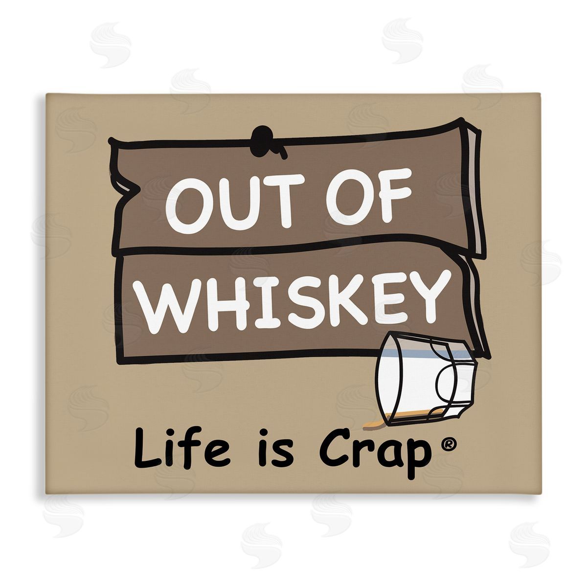 LIC Out Of Whiskey Canvas Wall Art Print
