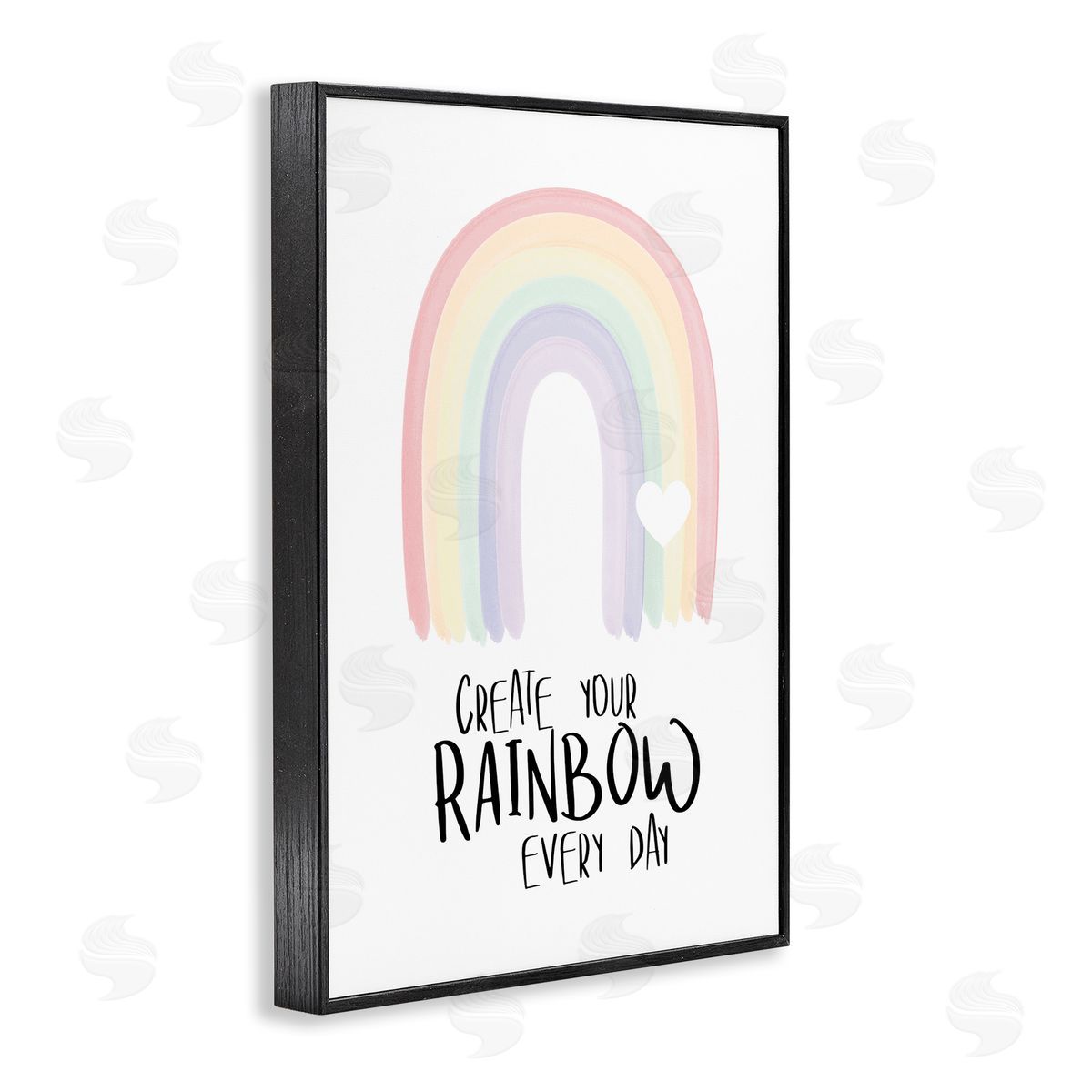 Martina Pavlova Create Your Rainbow Black Framed Giclee Wall Art Print