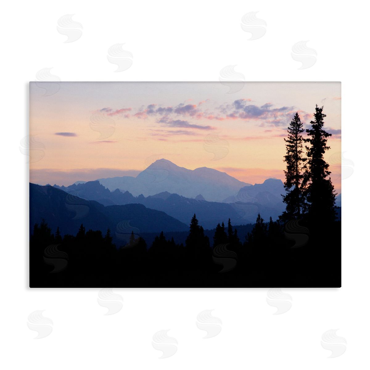 Shane Lamb Midnight On Mountain Canvas Wall Art Print