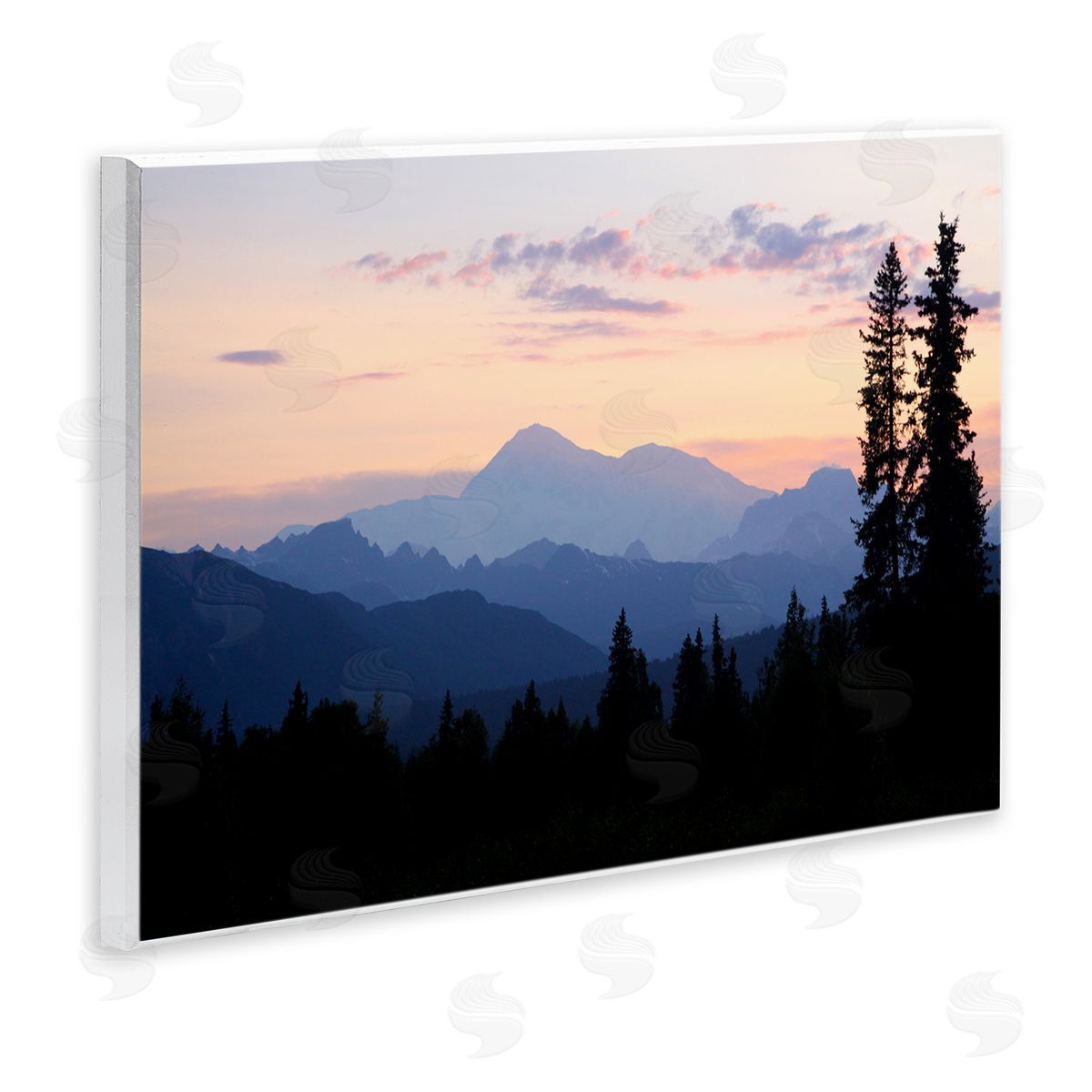 Shane Lamb Midnight On Mountain Wooden Wall Plaque Art Print