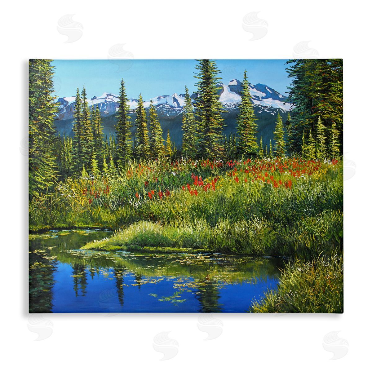 Andrew Kiss High Country Summer Canvas Wall Art Print