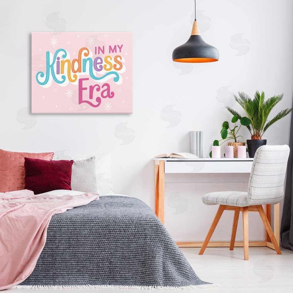 Jalynn Heerdt Pastel Kindness Era Canvas Wall Art Print in Room