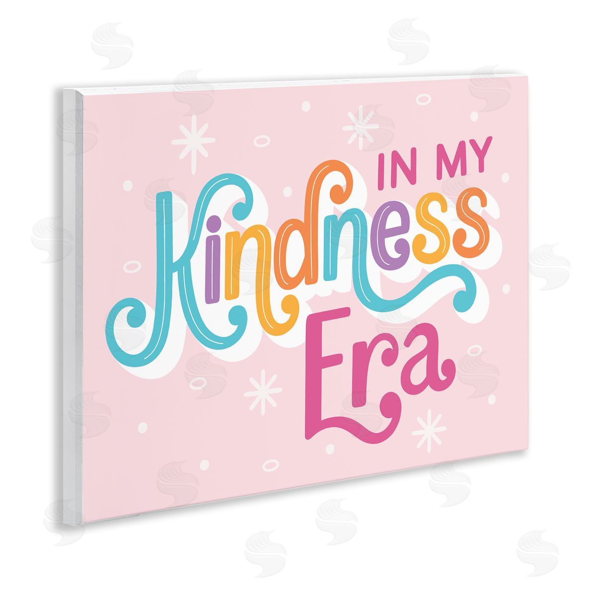 Jalynn Heerdt Pastel Kindness Era Wooden Wall Plaque Art Print