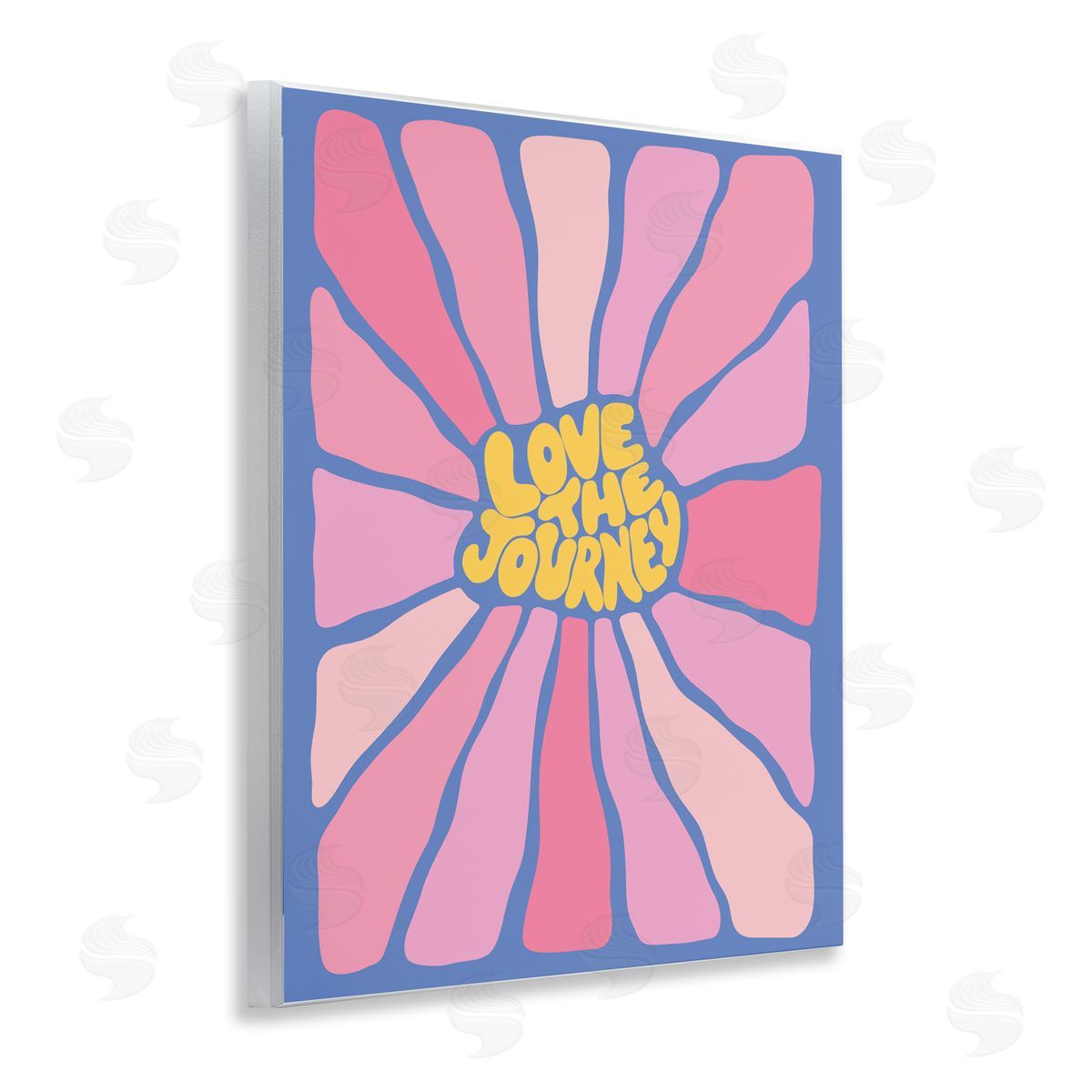 Nancy McKenzie Retro Love The Journey Wooden Wall Plaque Art Print