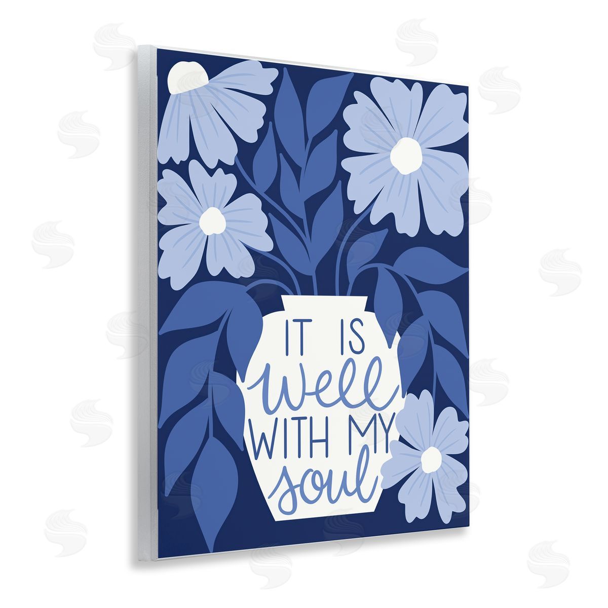 Taylor Shannon Designs Well With My Soul Florals Wooden Wall Plaque Art Print