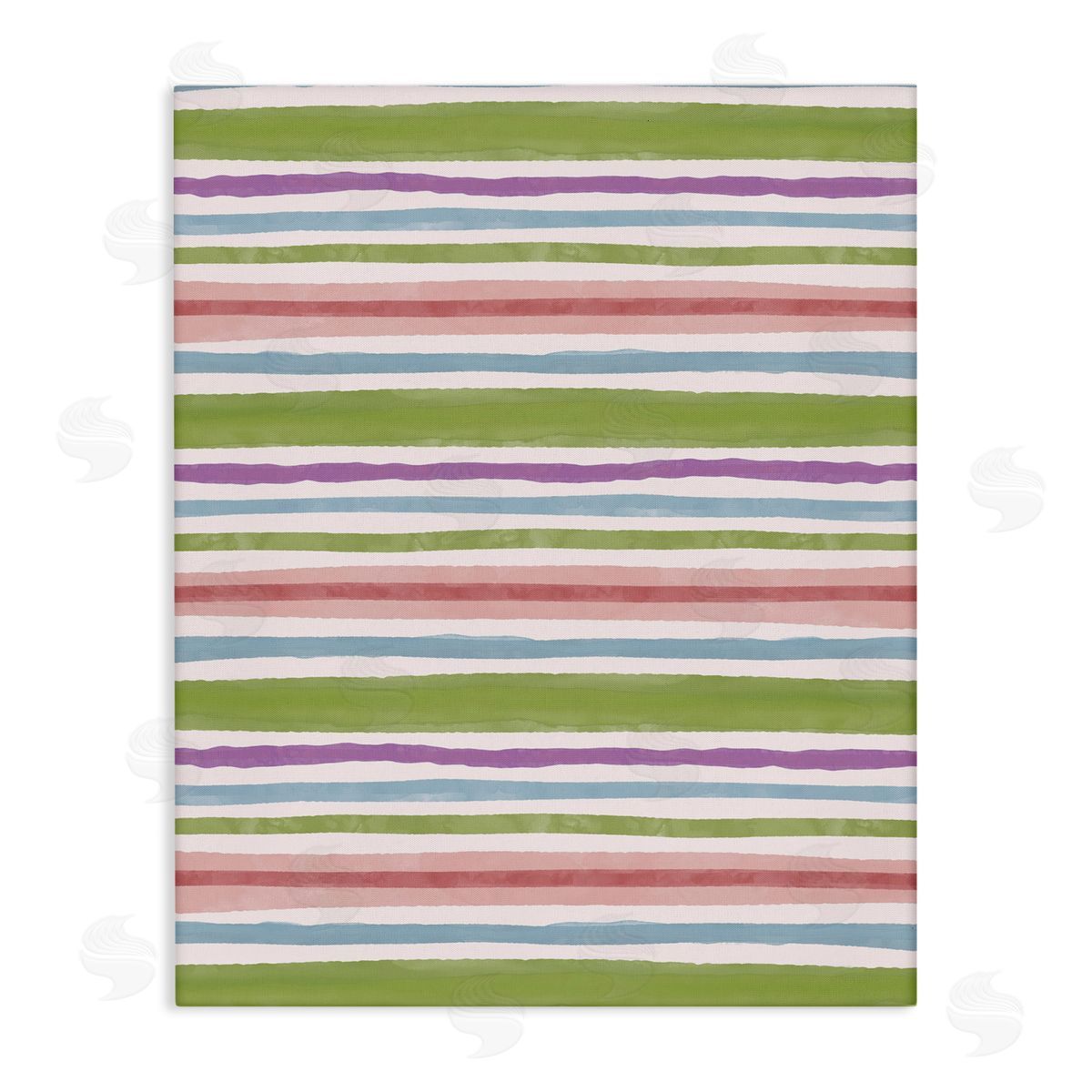 Nina Muis Surface Design Fun Stripes Pattern Canvas Wall Art Print