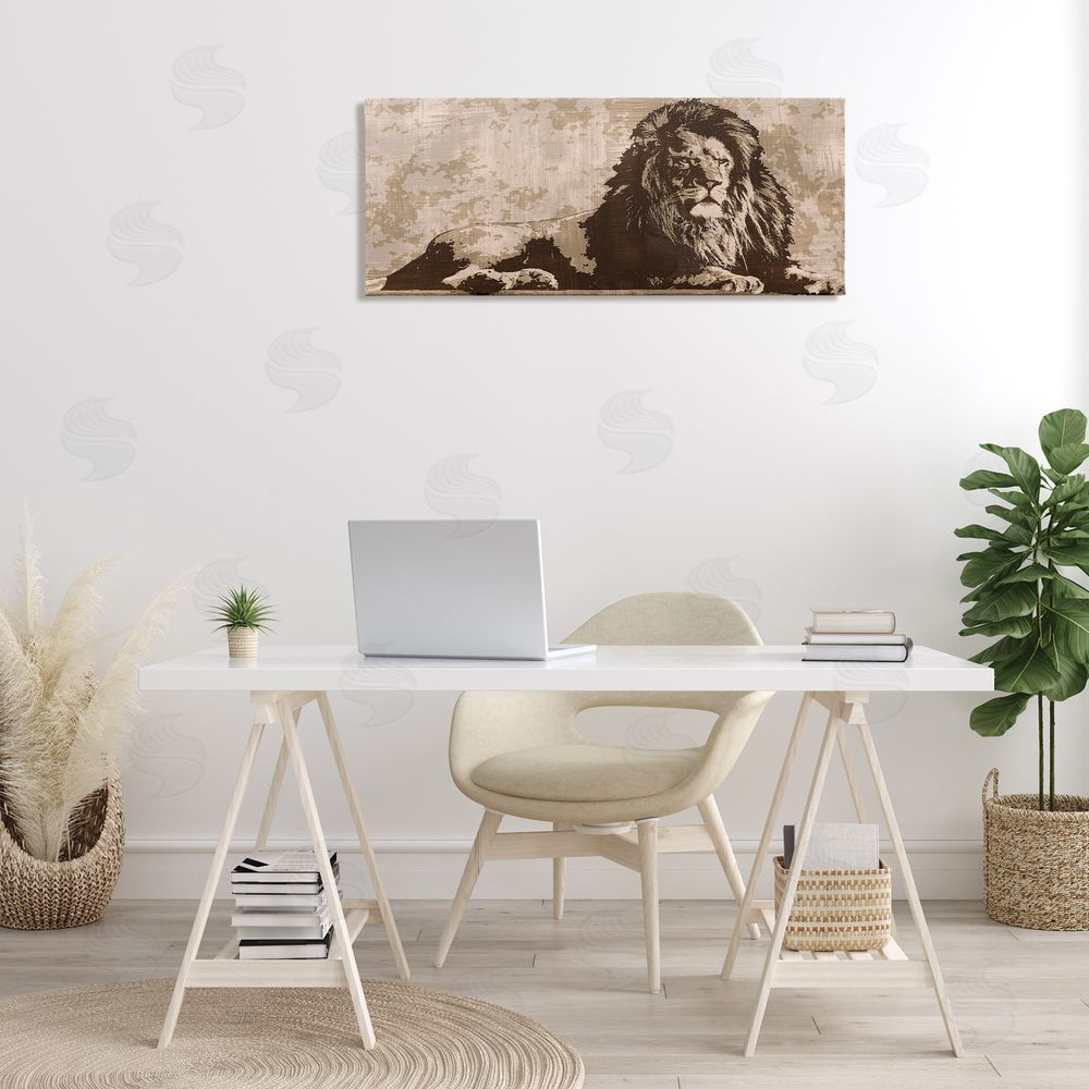 Andrew Cooper Rustic Impression Lion