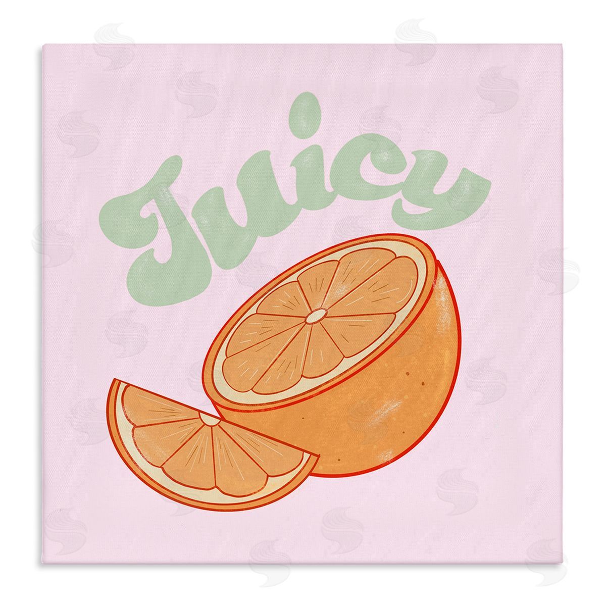 Ashley Singleton Juicy Citrus Slice Canvas Wall Art Print
