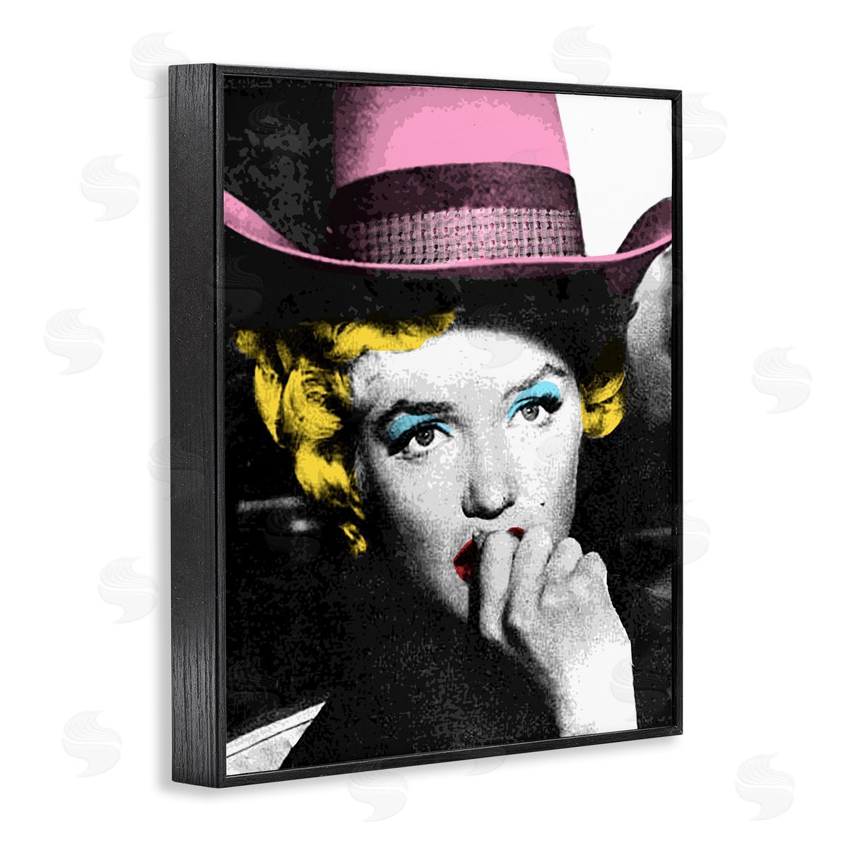 Stupell Studio Vintage Pop Culture Icon Black Framed Giclee Wall Art Print