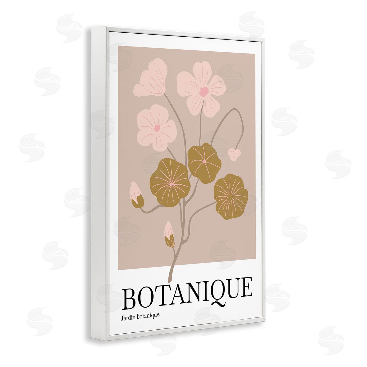 Incado Botanique Modern Sprouts White Framed Giclee Wall Art Print