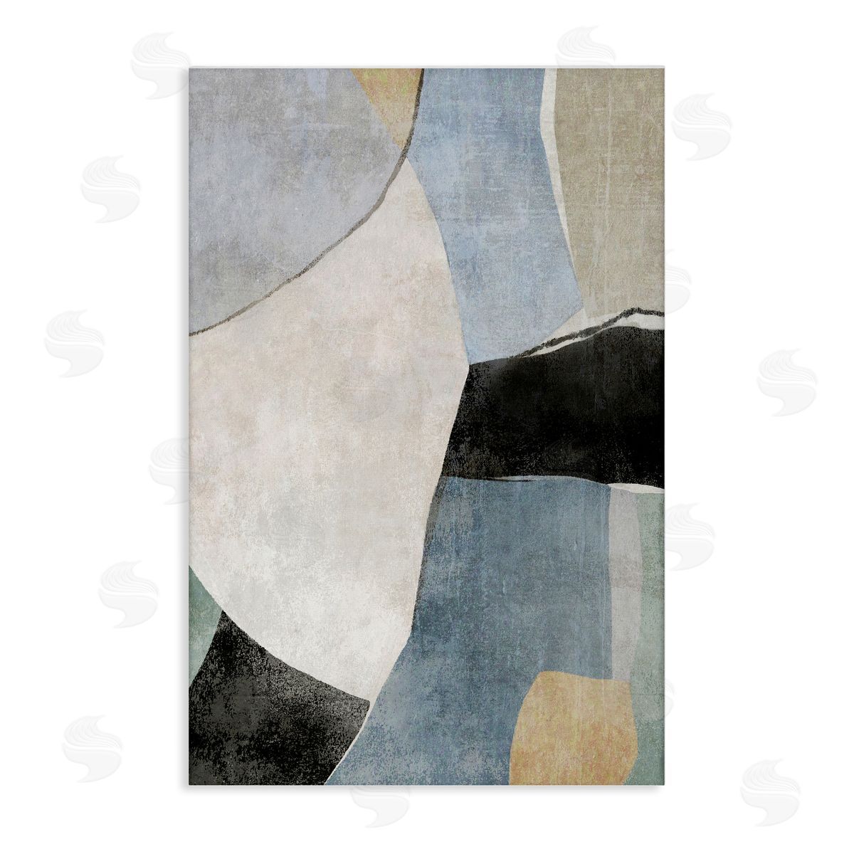 Suzanne Nicoll Cutout Shapes Composition Canvas Wall Art Print