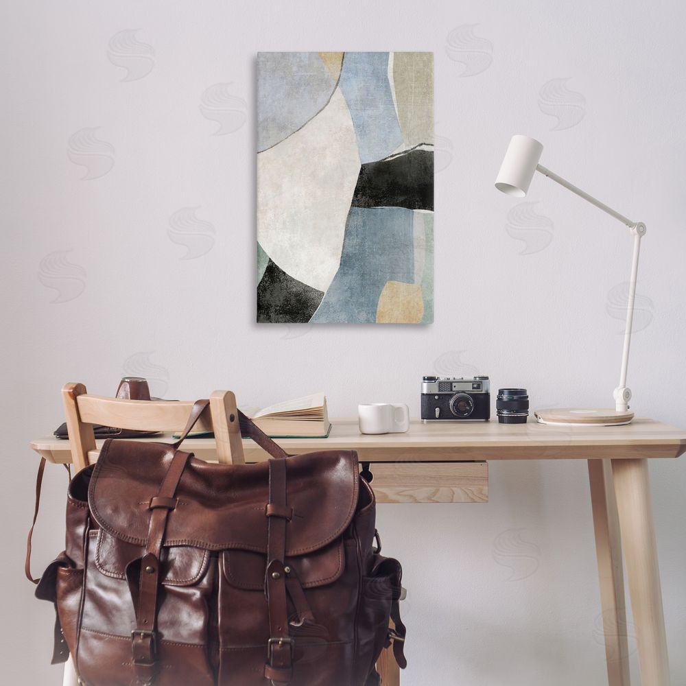 Suzanne Nicoll Cutout Shapes Composition Canvas Wall Art Print in Room