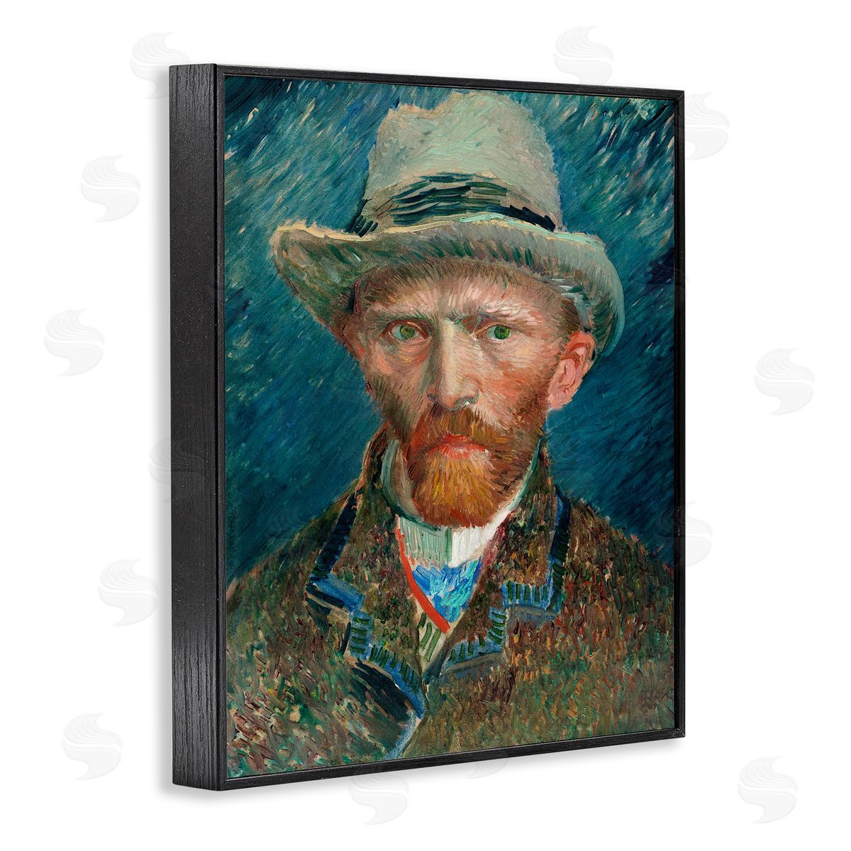 Vincent Van Gogh Classic Van Gogh Portrait Black Framed Giclee Wall Art Print