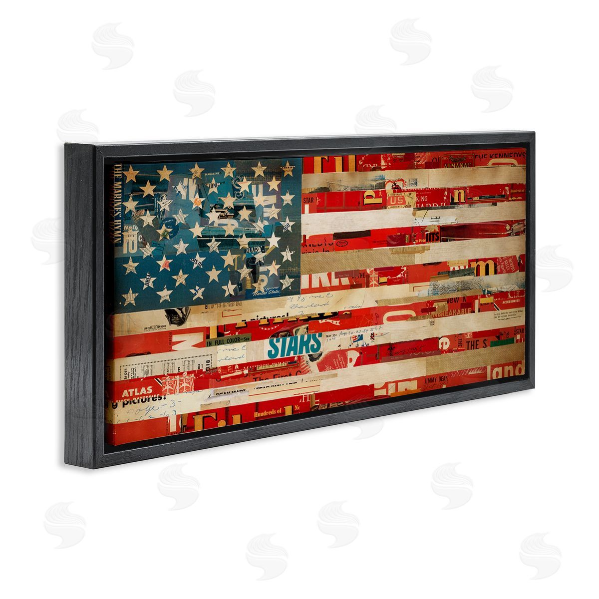 Kelsey Hochstatter Patriotic Collaged Flag