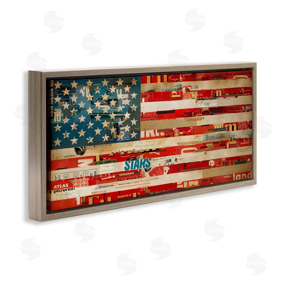 Kelsey Hochstatter Patriotic Collaged Flag