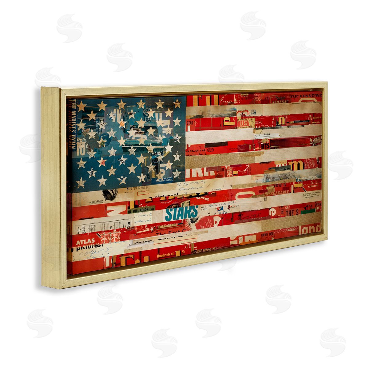 Kelsey Hochstatter Patriotic Collaged Flag