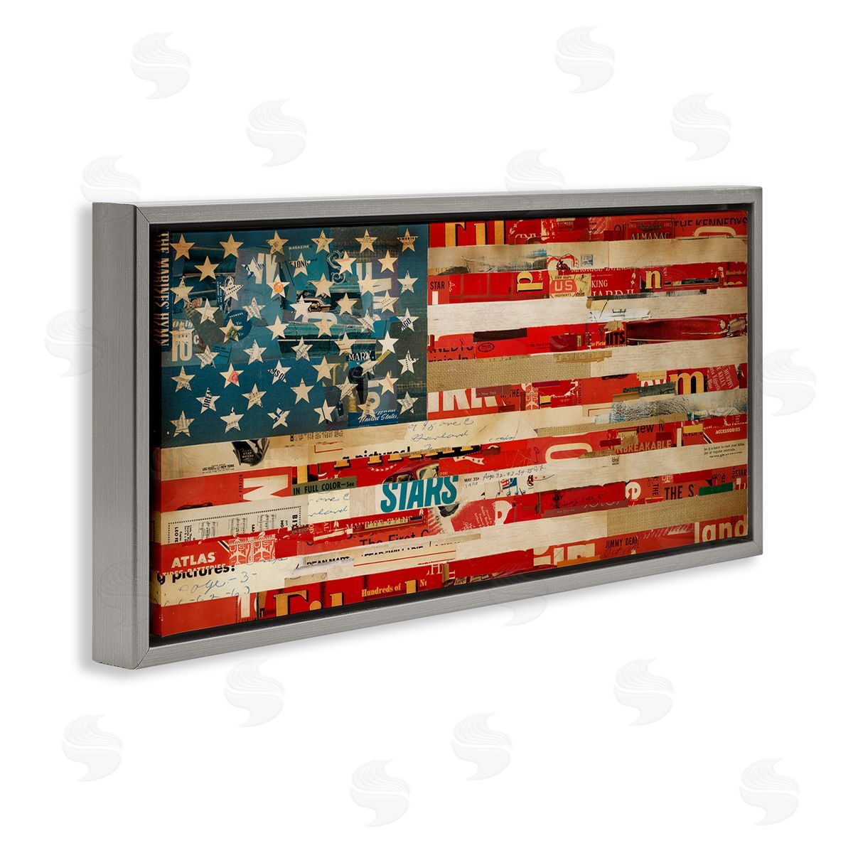 Kelsey Hochstatter Patriotic Collaged Flag