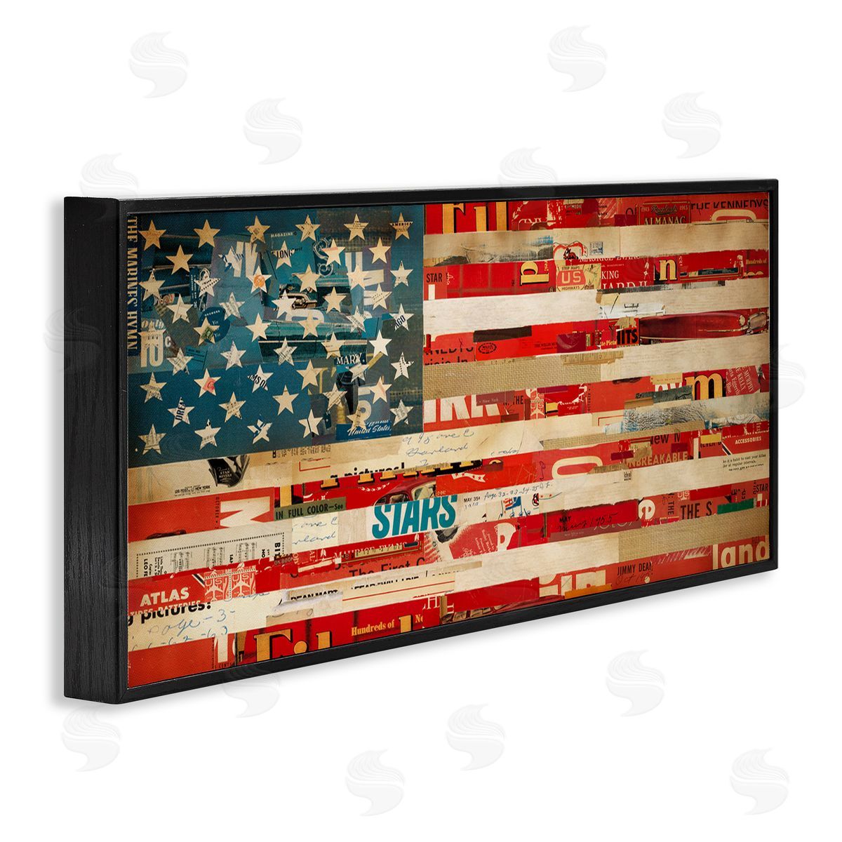 Kelsey Hochstatter Patriotic Collaged Flag