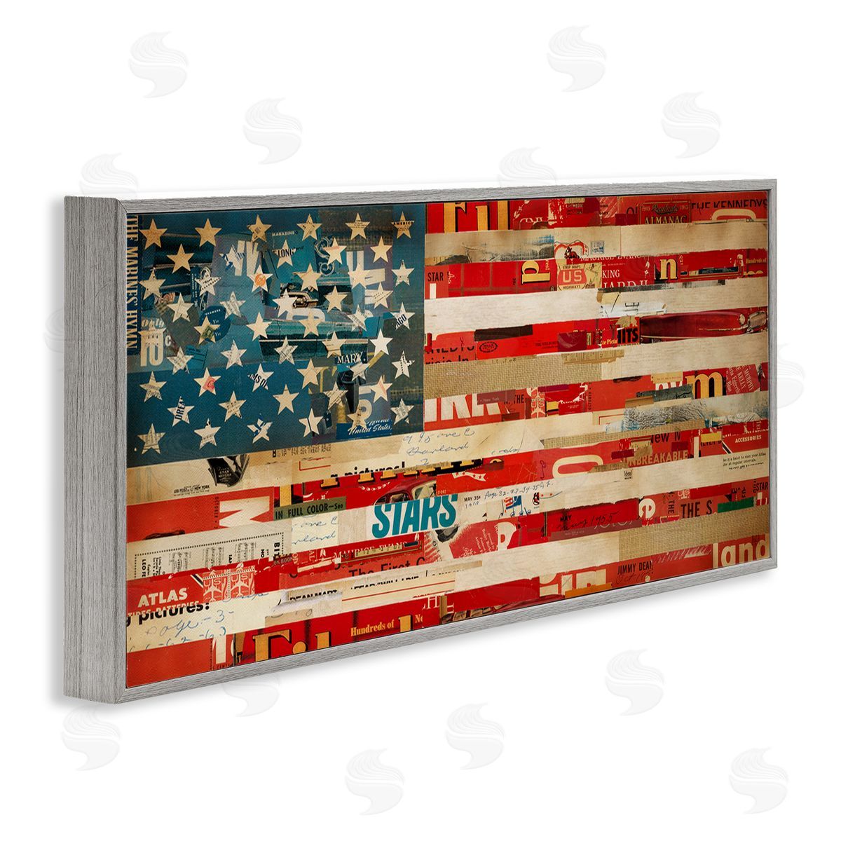 Kelsey Hochstatter Patriotic Collaged Flag