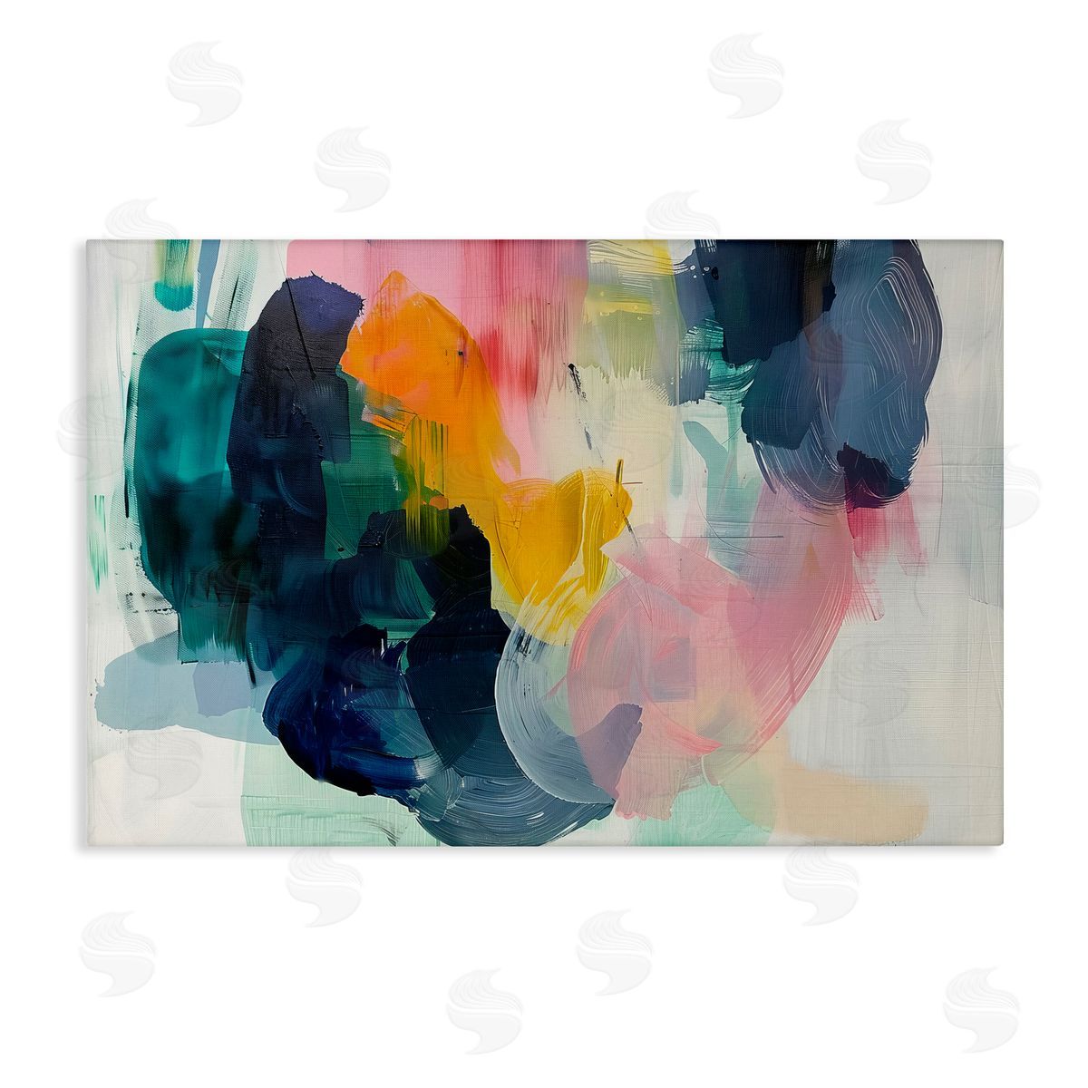 Irena Orlov Bold Paint Strokes Canvas Wall Art Print