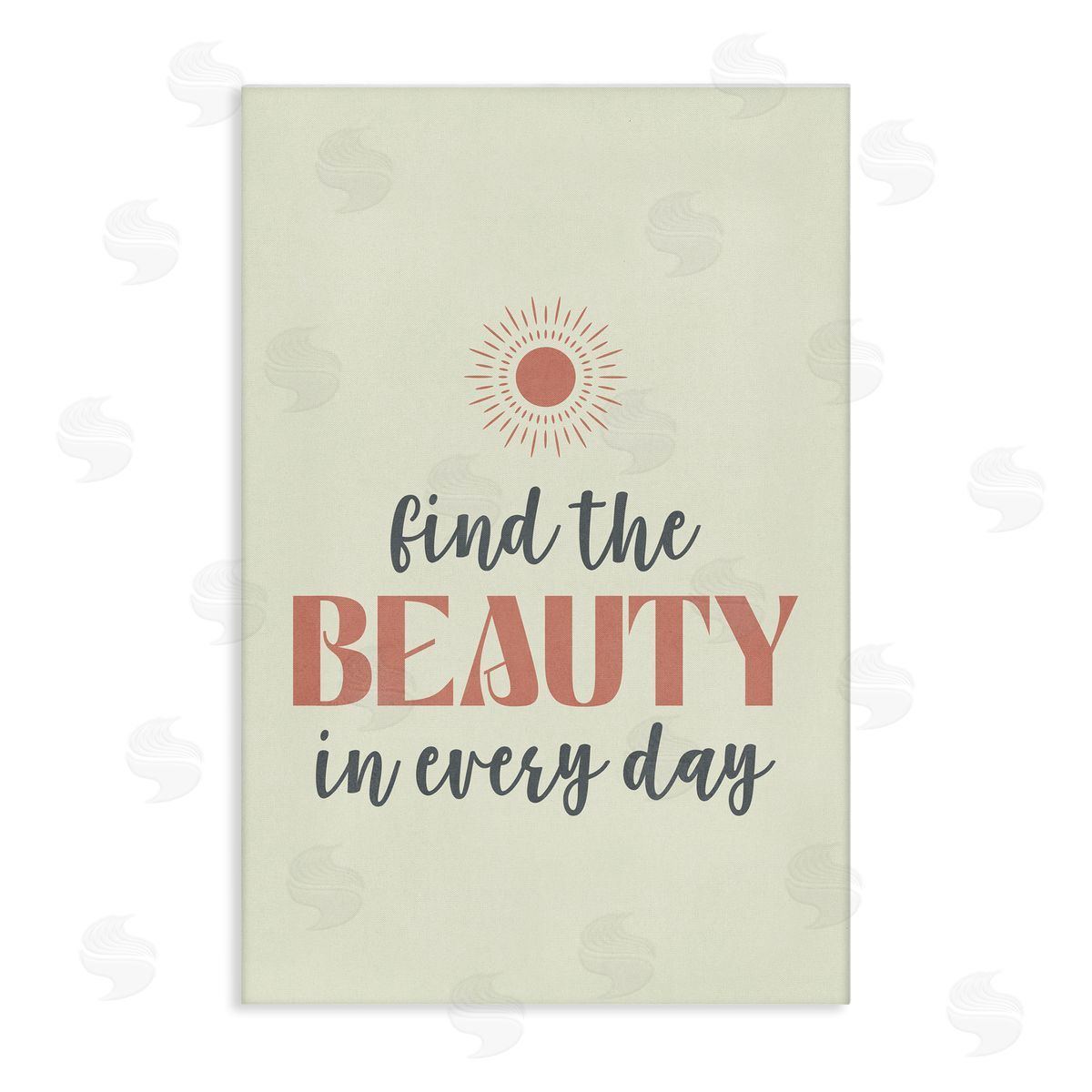 Nataly White Beauty in Every Day Canvas Wall Art Print