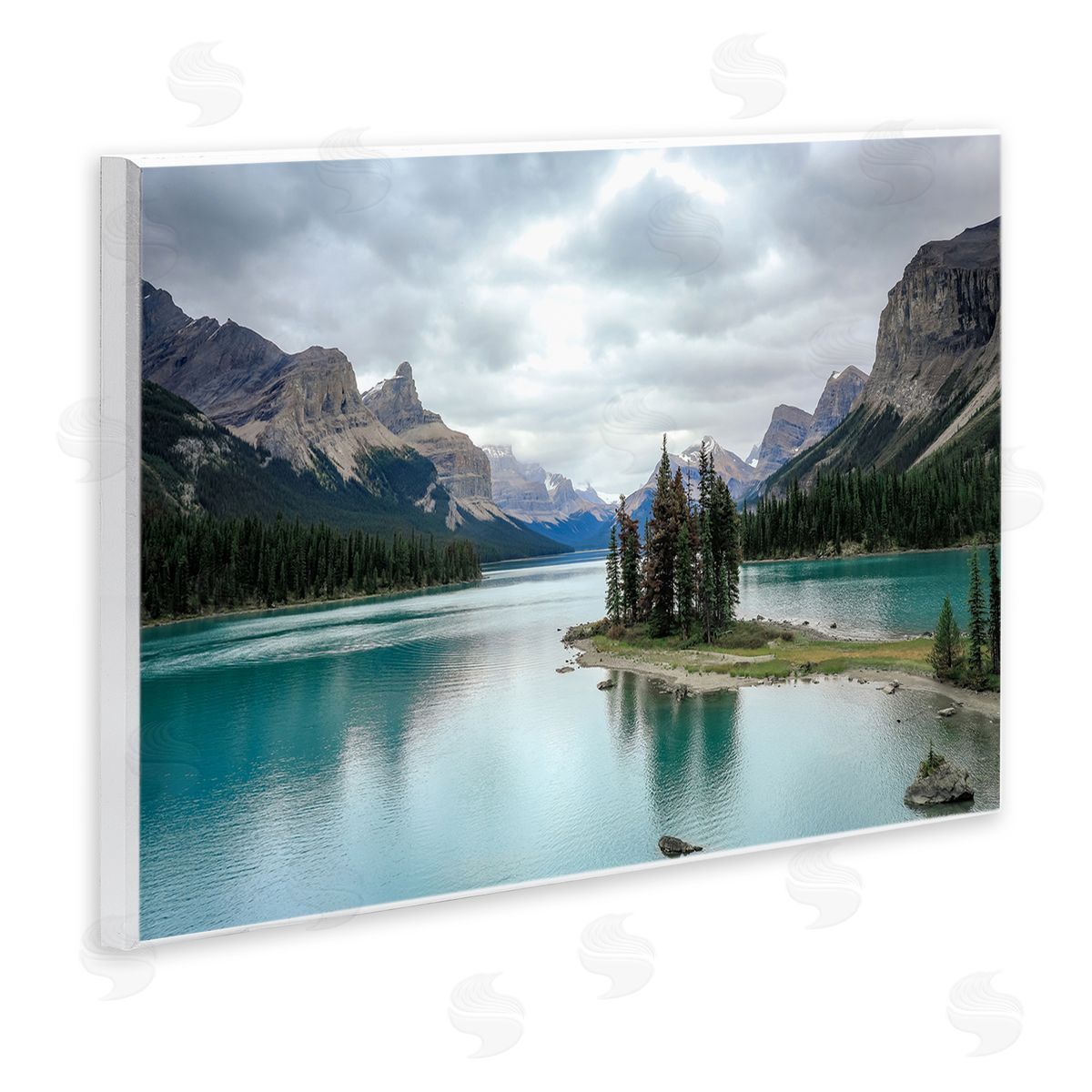 Dan Sproul Peninsula Vast Lake View Wooden Wall Plaque Art Print