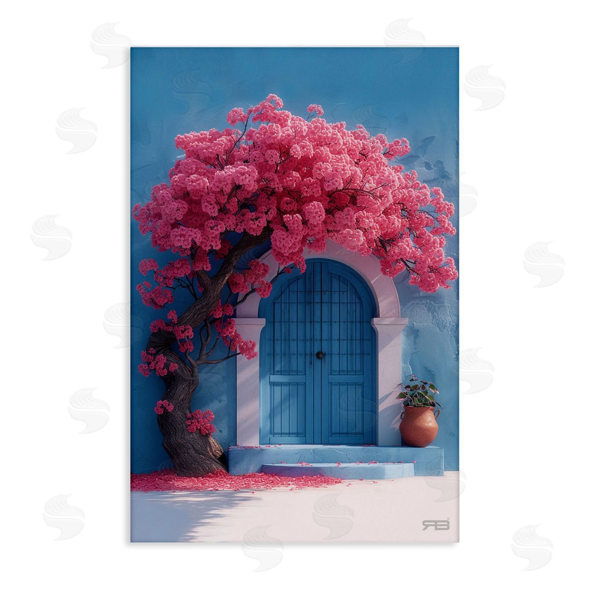 RB Tree Circling Doorway Canvas Wall Art Print