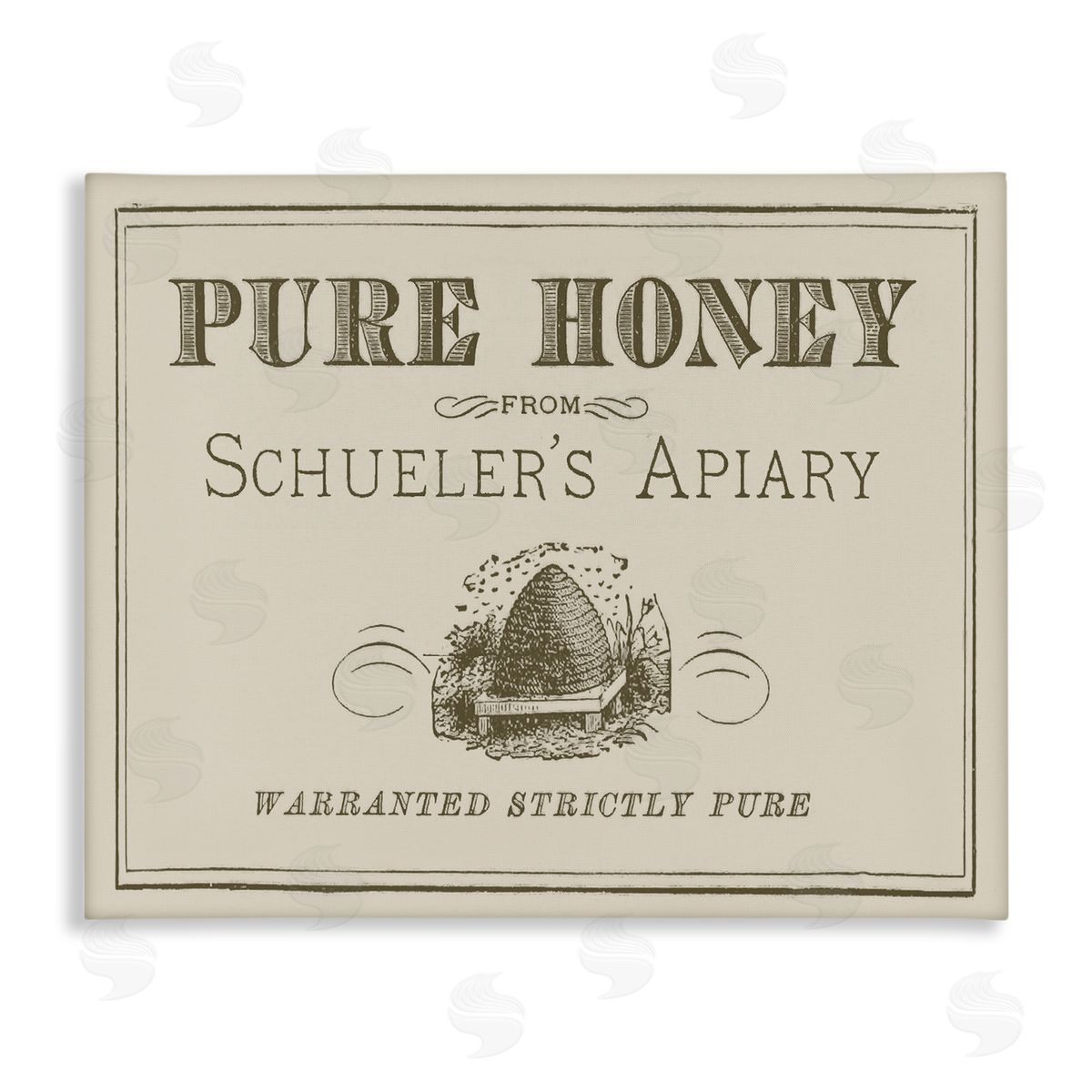 Stupell Studio Vintage Pure Honey Canvas Wall Art Print