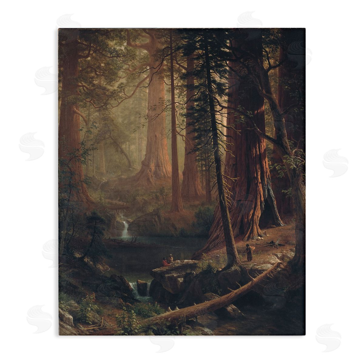 one1000paintings Classic Trees of California Canvas Wall Art Print
