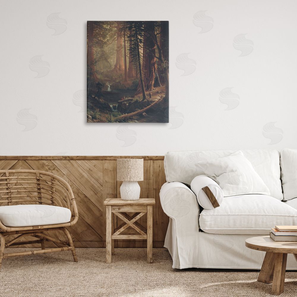 one1000paintings Classic Trees of California Canvas Wall Art Print in Room