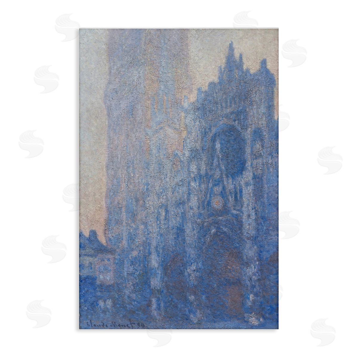 one1000paintings Classic Cathedral Façade Canvas Wall Art Print