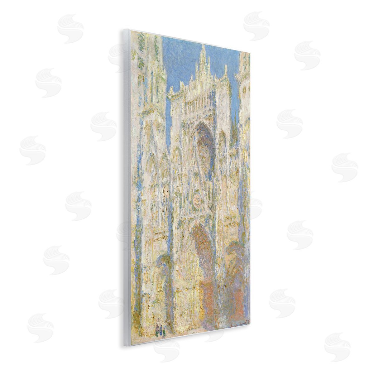 one1000paintings Classic Monet Cathedral Façade Wooden Wall Plaque Art Print