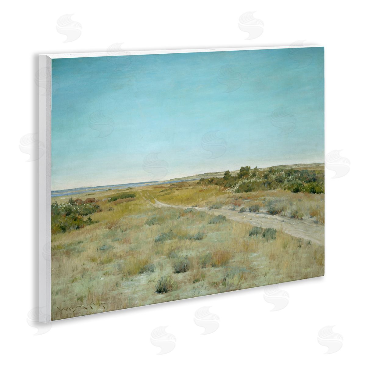 one1000paintings Classic First Touch of Autumn Wooden Wall Plaque Art Print