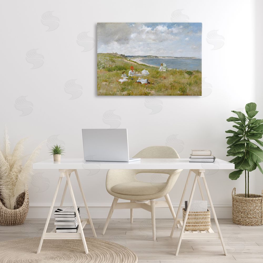 one1000paintings Clasical Idle Hours Painting Canvas Wall Art Print in Room