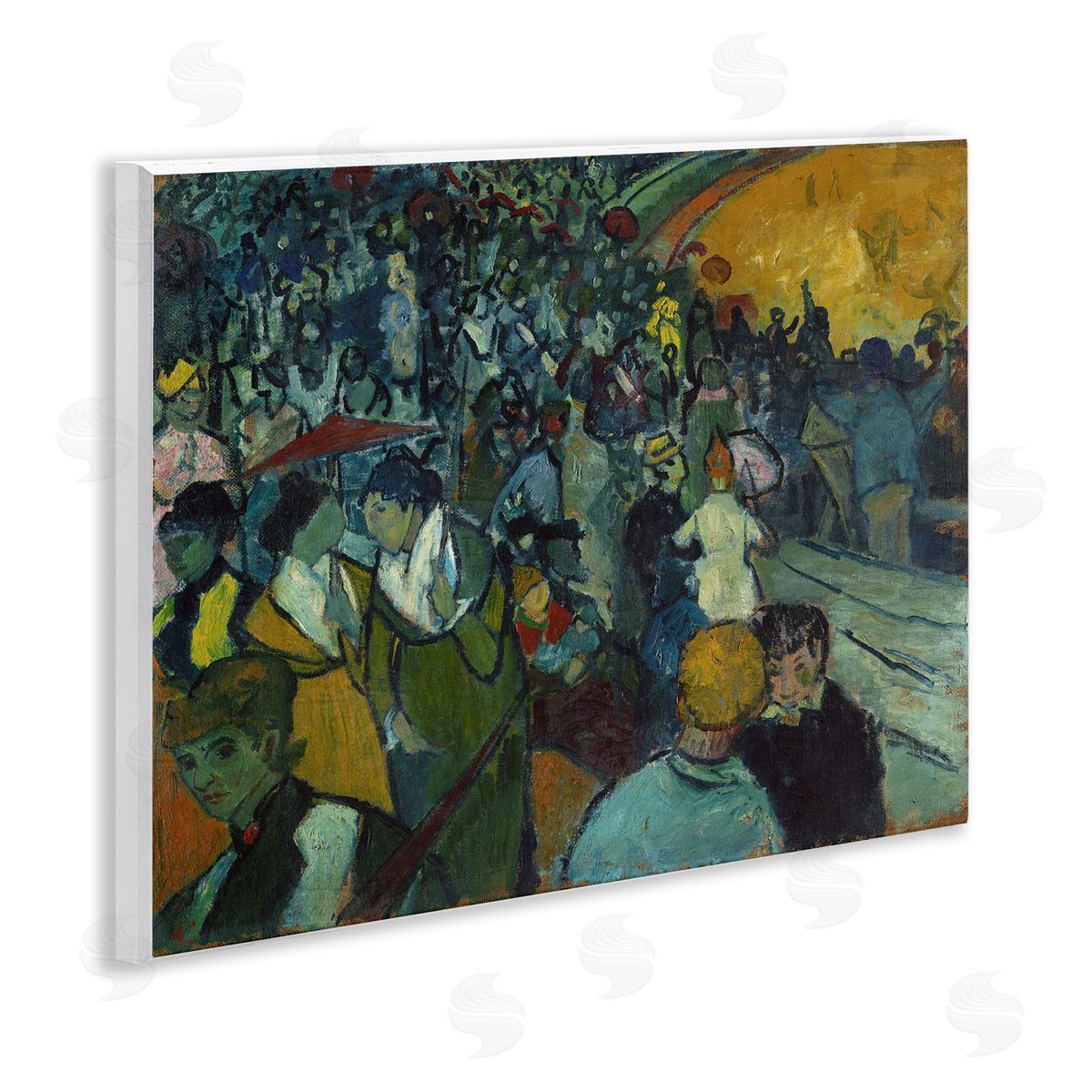 one1000paintings Classical Van Gogh Arena Wooden Wall Plaque Art Print