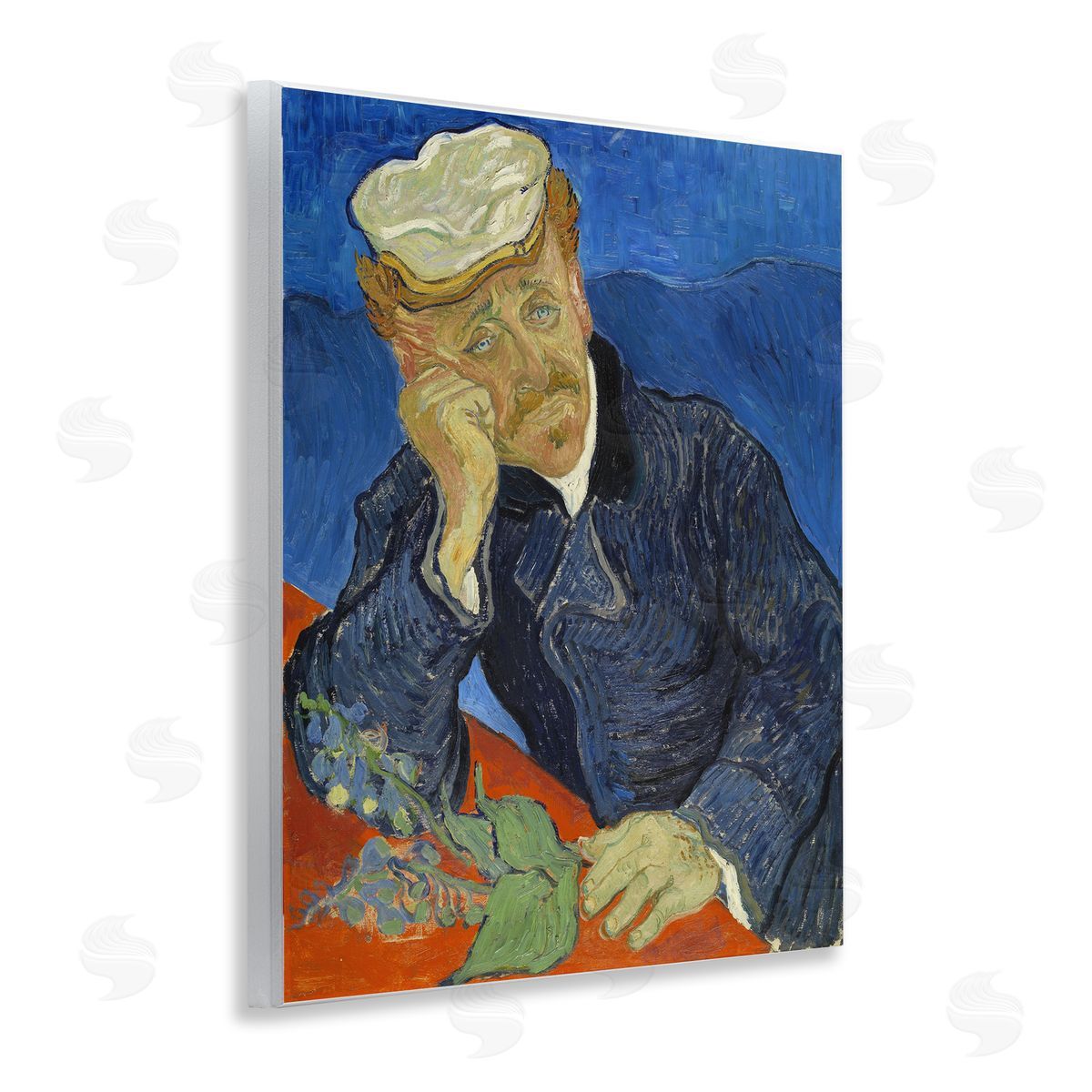 one1000paintings Van Gogh Dr Paul Gachet Wooden Wall Plaque Art Print