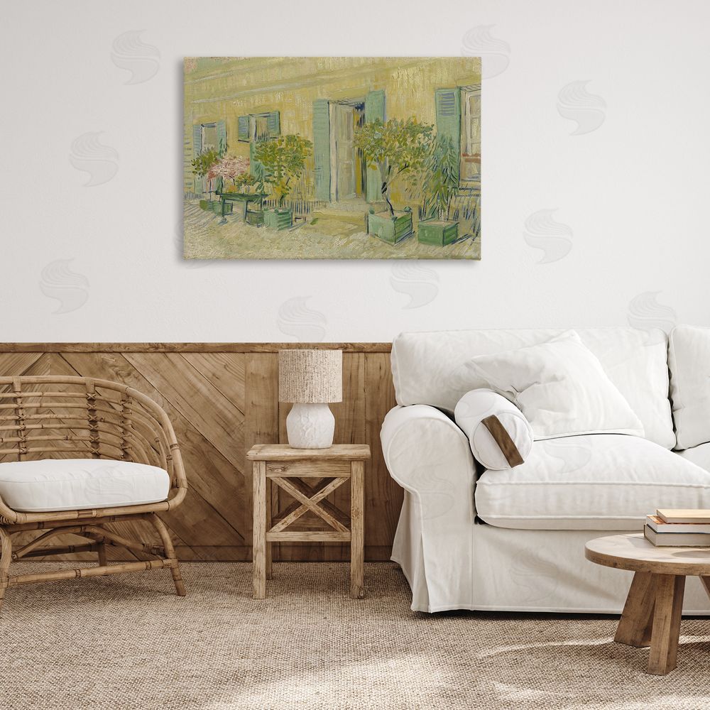 one1000paintings Van Gogh Classic Restaurant Canvas Wall Art Print in Room