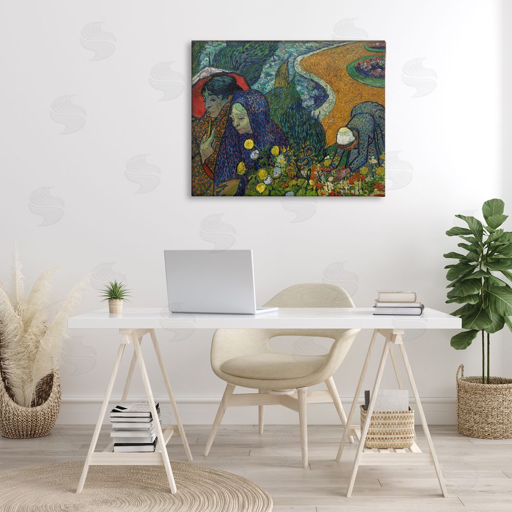 one1000paintings Van Gogh Memory of Garden at Etten Canvas Wall Art Print in Room