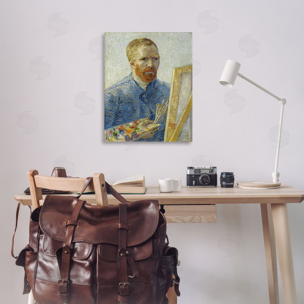 one1000paintings Van Gogh Painter Self Portrait Canvas Wall Art Print in Room