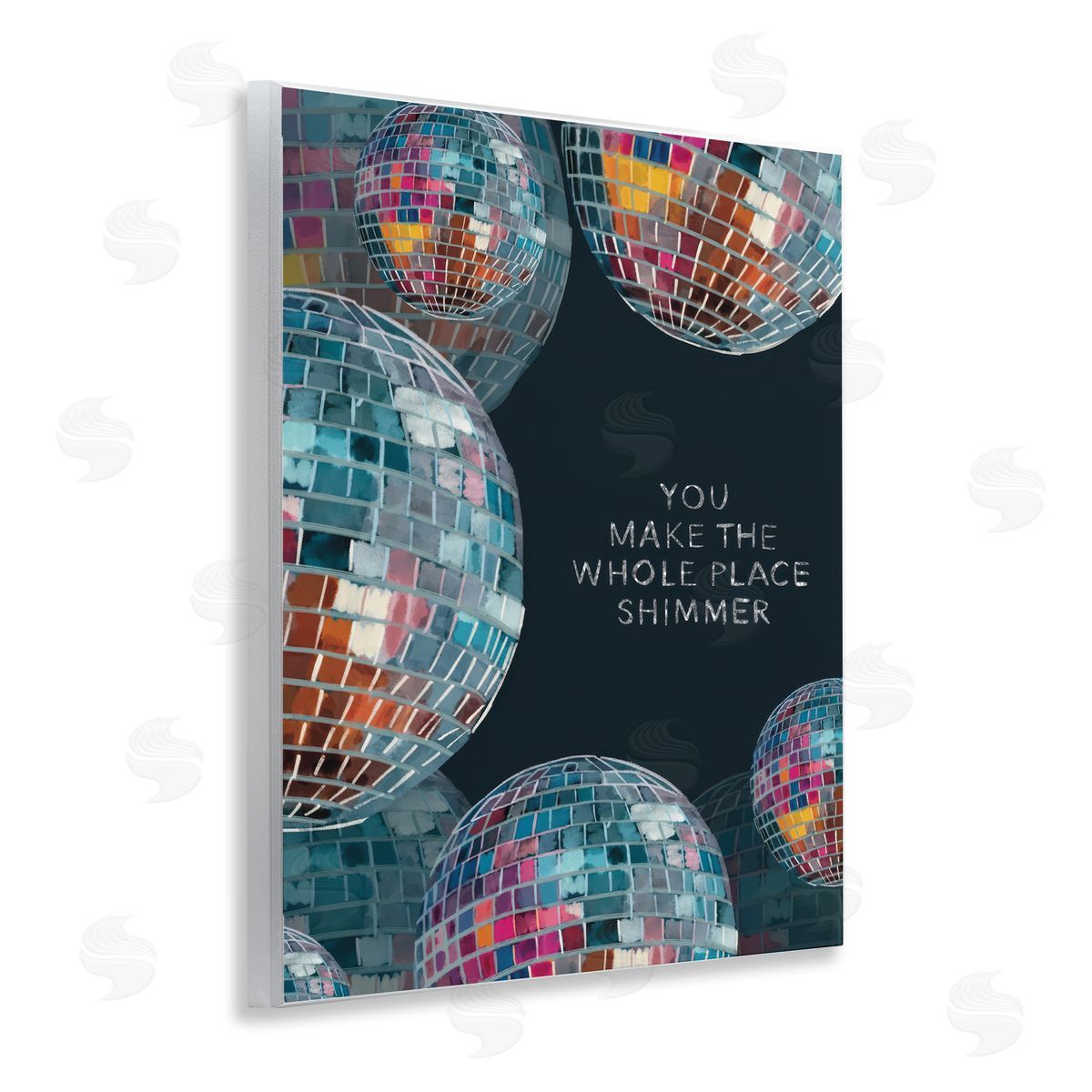 Amelia Noyes You Make it Shimmer Wooden Wall Plaque Art Print