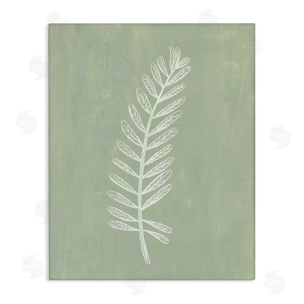 Patricia Pinto Simple Fern Impression Canvas Wall Art Print