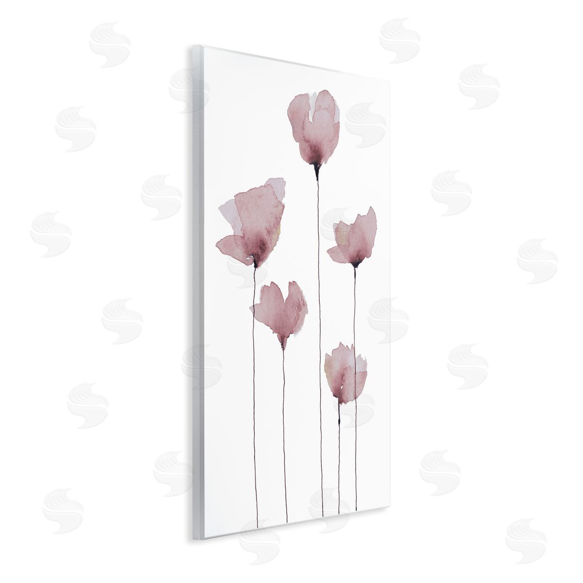 Krinlox Standing Tall Blossoms Wooden Wall Plaque Art Print