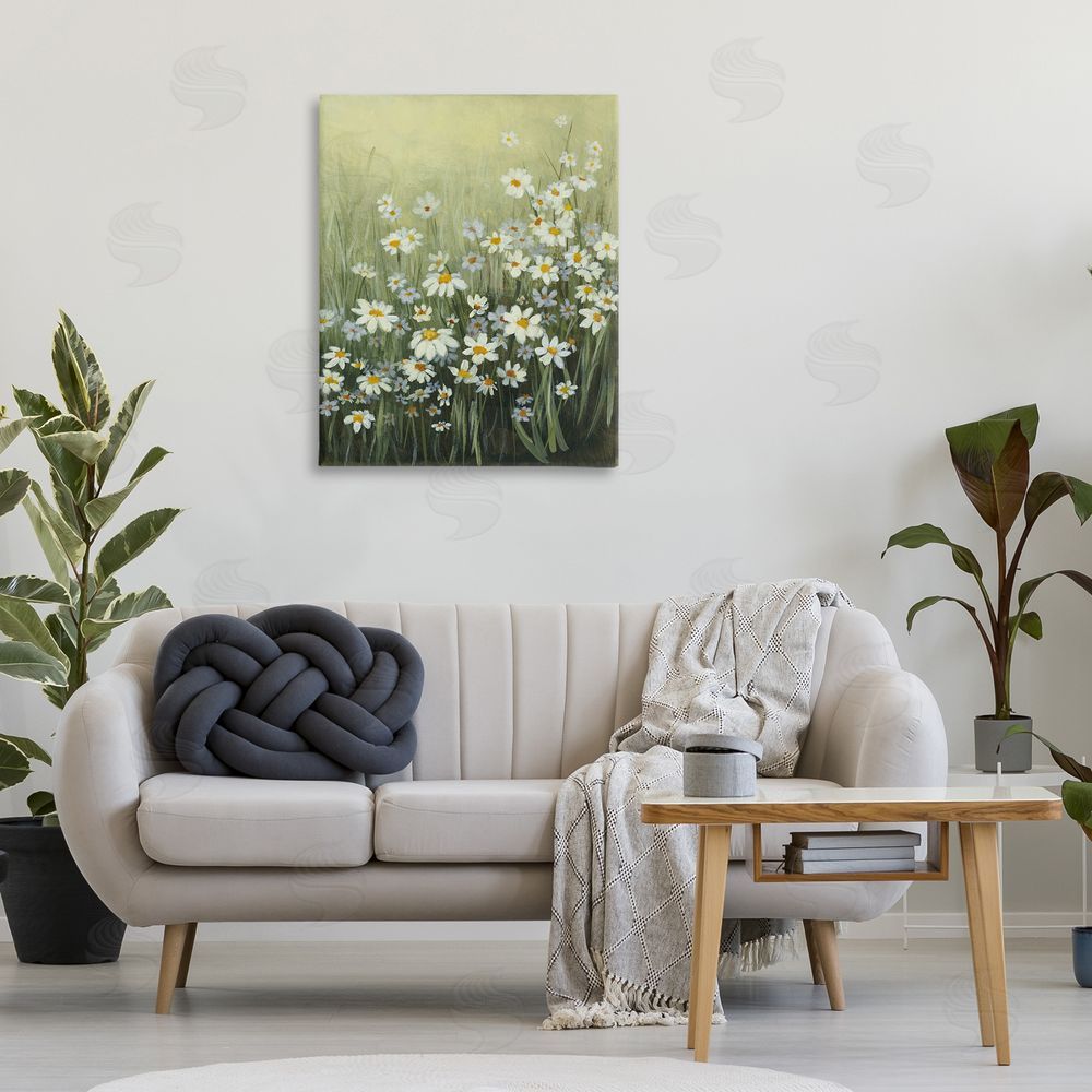 Lanie Loreth Daisy Field Garden Canvas Wall Art Print in Room