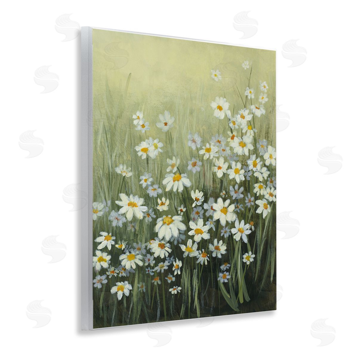 Lanie Loreth Daisy Field Garden Wooden Wall Plaque Art Print