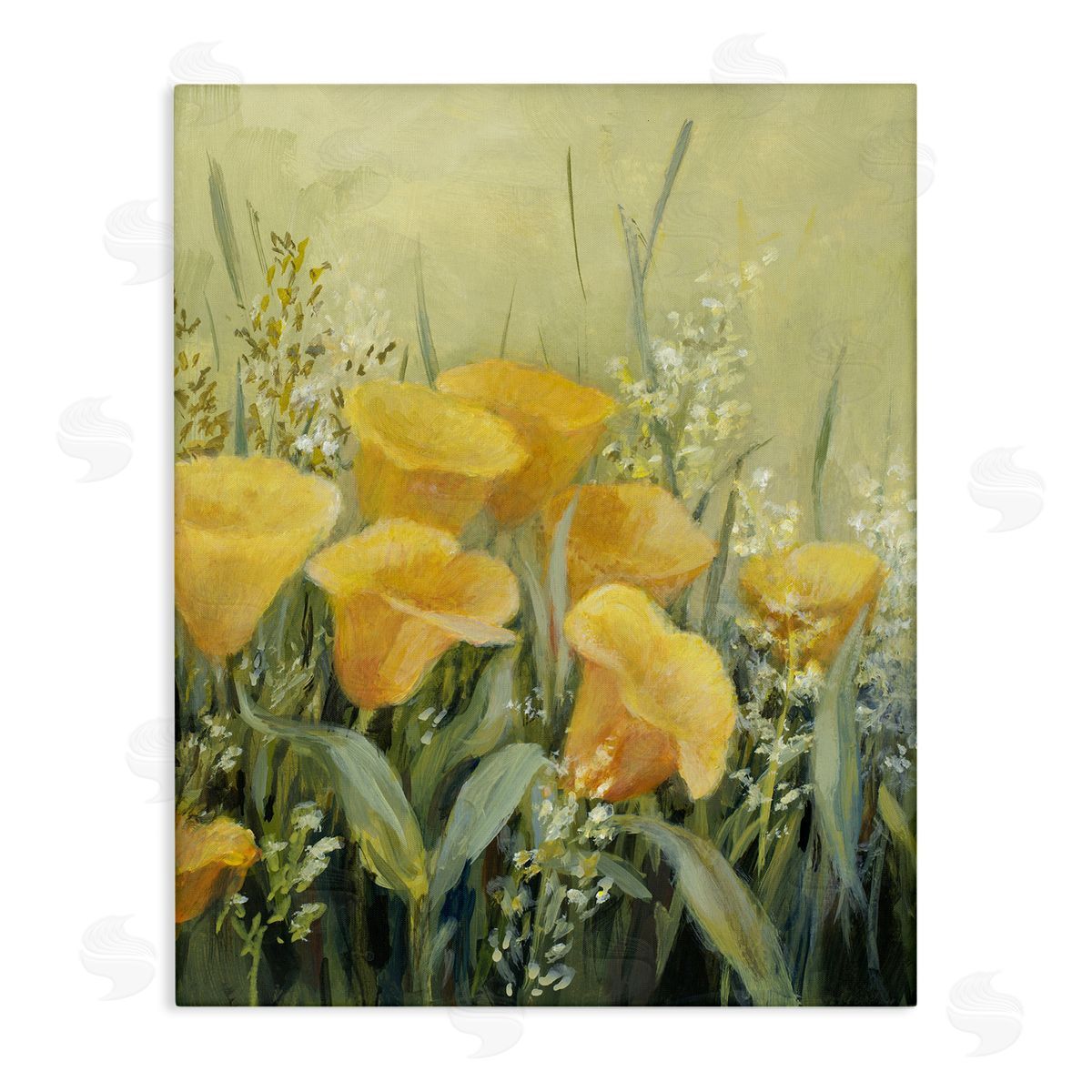 Lanie Loreth Golden Horned Poppies Canvas Wall Art Print
