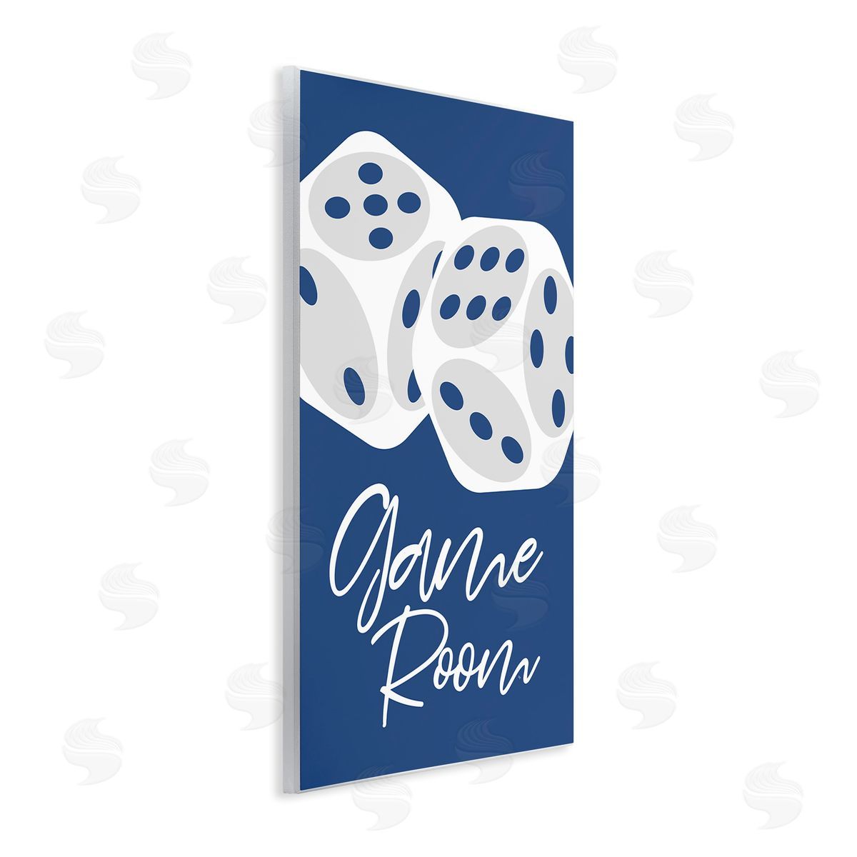 Martina Pavlova Game Room with Dice Wooden Wall Plaque Art Print