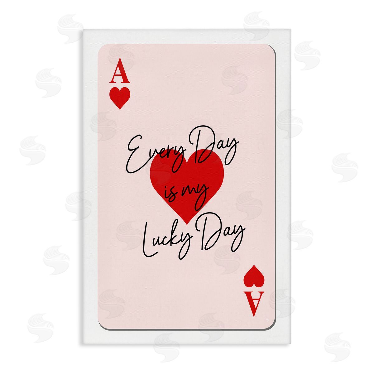 Martina Pavlova Lucky Day Card Design Canvas Wall Art Print