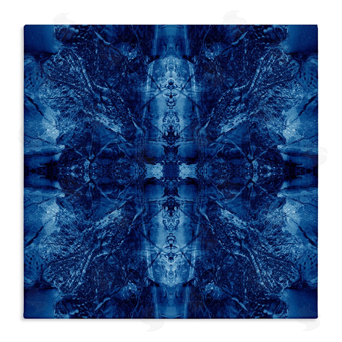 El Perkin Balanced Tie Dye Pattern Canvas Wall Art Print