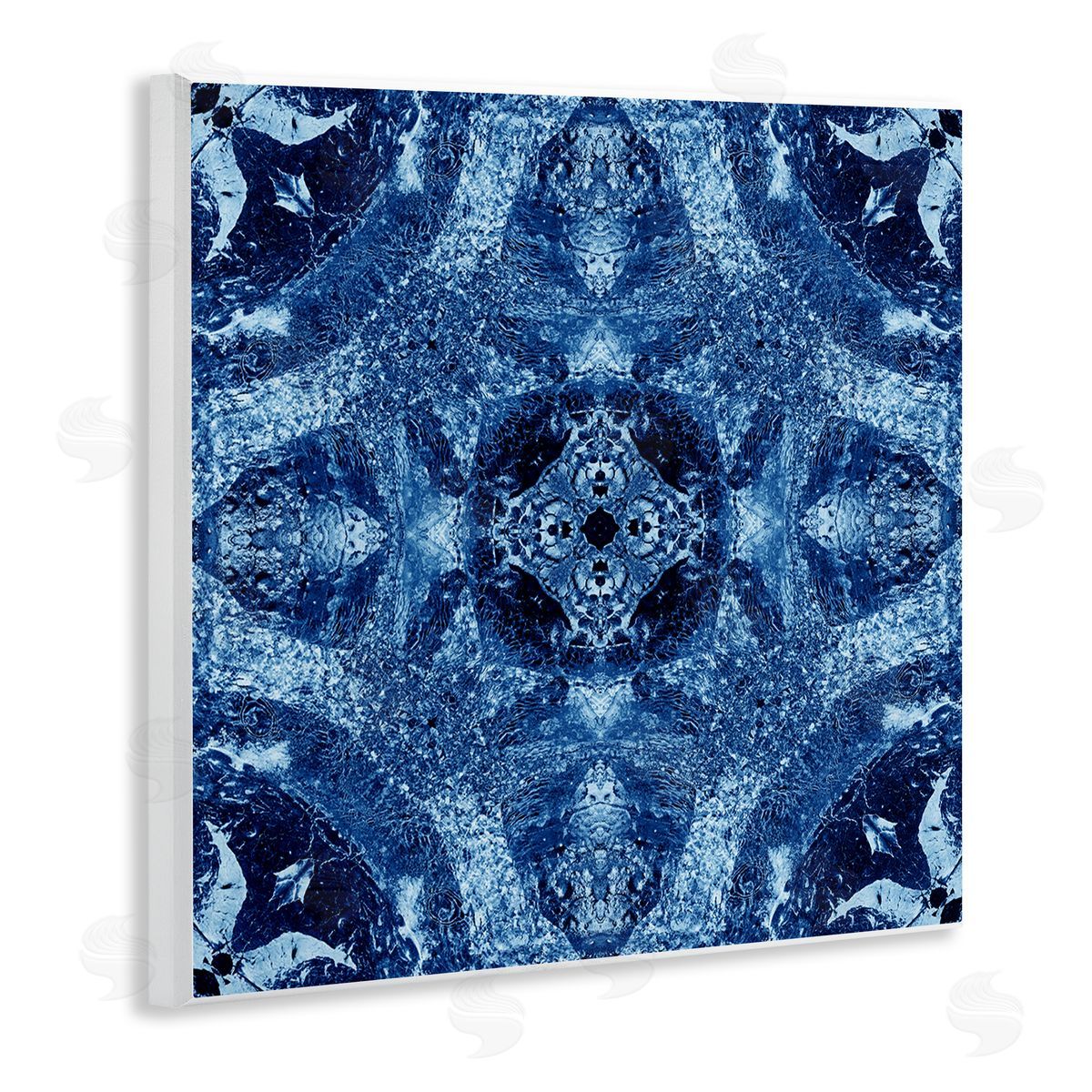 El Perkin Mosaic Tile Pattern Wooden Wall Plaque Art Print